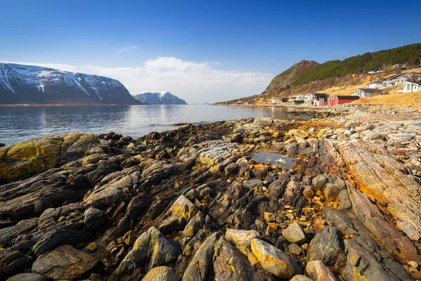 西のノルウェーの海岸線の美しい風景 — ストック写真