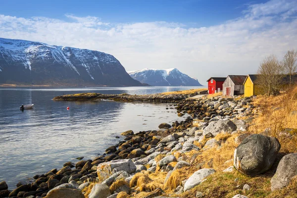 Prachtige Landschap Van West Noorwegen Kustlijn — Stockfoto