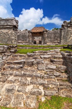 Meksika'da bir tulum arkeolojik kalıntılar