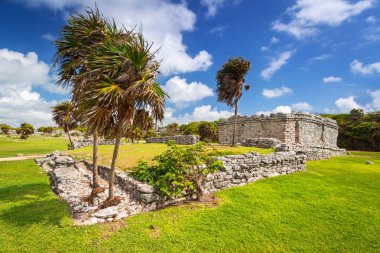 Meksika'da bir tulum arkeolojik kalıntılar