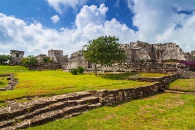 Meksika'da bir tulum arkeolojik kalıntılar