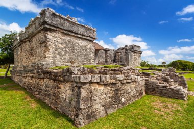 Meksika'da bir tulum arkeolojik kalıntılar