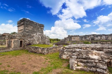 Meksika'da bir tulum arkeolojik kalıntılar