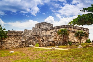 Meksika'da bir tulum arkeolojik kalıntılar