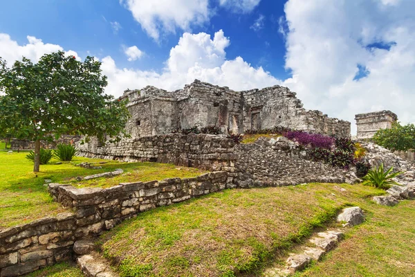 Arkeologiska Ruinerna Tulum Mexiko — Stockfoto