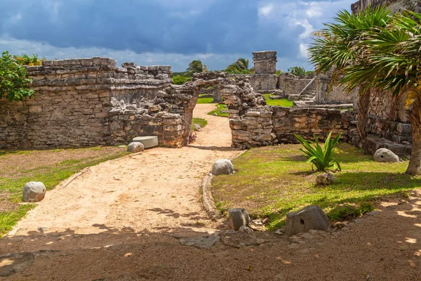 Ruin Tulum Meksyku — Zdjęcie stockowe