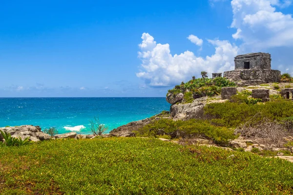 Arkeologiska Ruinerna Tulum Mexiko — Stockfoto