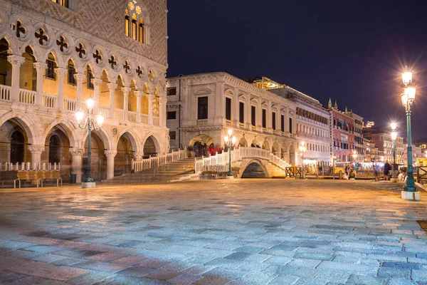 Niesamowita Architektura Pałacu Dożów Placu San Marco Wenecji Włochy — Zdjęcie stockowe