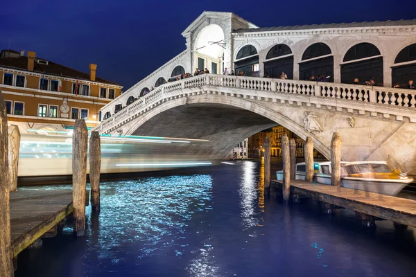Amazing Architecture Ponte Rialto Bridge Grand Canal Venice City Italy — Stock Photo, Image