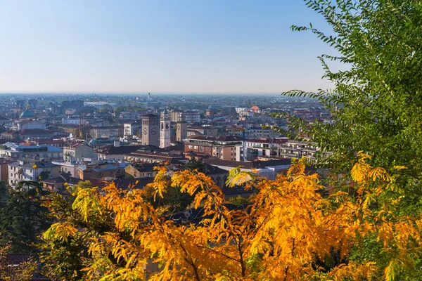 Cityscape Bergamo City Autumn Italy — Stock Photo, Image