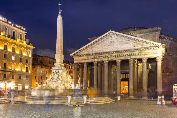 Roma Talya Ocak 2019 Roma Talya Daki Pantheon Tapınağındaki Çeşme — Stok fotoğraf