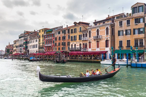 Venice Italy October 2019 Grand Canal Venice City Traditional Gondolas — Stock Photo, Image