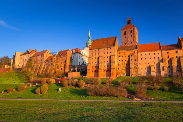 ヴィスワ川のGrudziadzの穀倉地帯 ポーランド — ストック写真