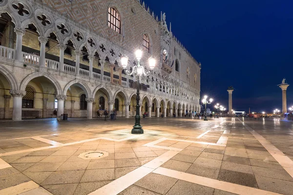 Niesamowita Architektura Pałacu Dożów Placu San Marco Wenecji Włochy — Zdjęcie stockowe