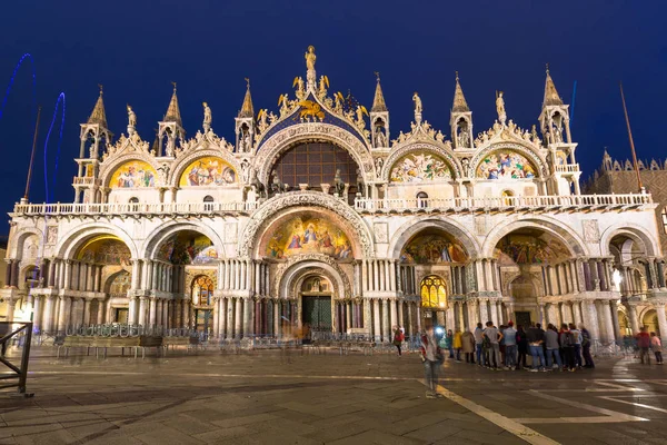 Venedik Talya Ekim 2019 Venedik Talya Turistlerle Birlikte Saint Mark — Stok fotoğraf