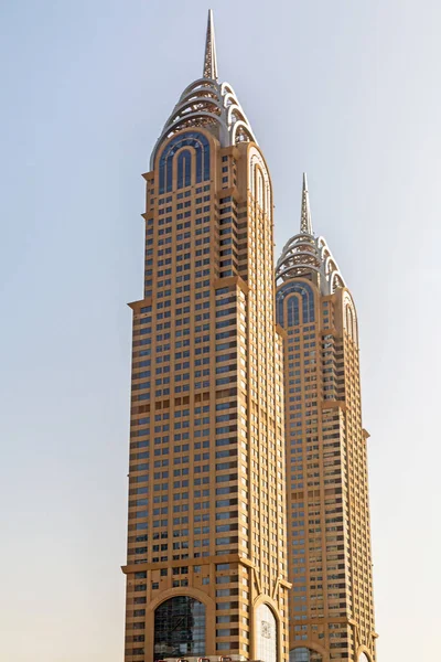 Dubai Uae April 2014 Kazim Towers Dubai Media City Kazim — Stock Photo, Image