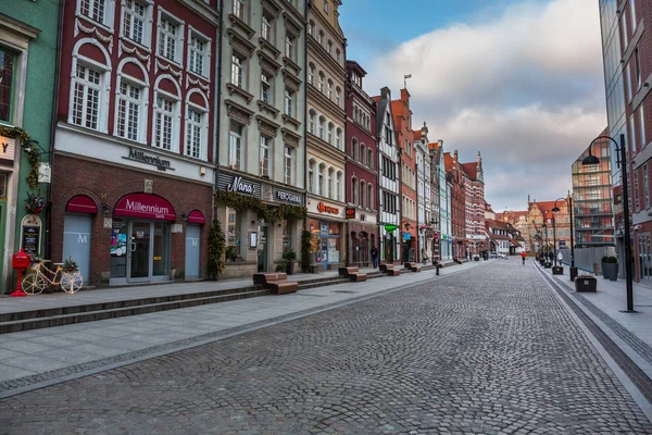 Gdaňsk Polsko Prosince 2019 Krásná Architektura Města Gdaňska Polsku Gdaňsk — Stock fotografie