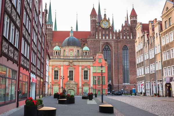 Gdansk Polonia Diciembre 2019 Hermosa Arquitectura Ciudad Gdansk Polonia Gdansk — Foto de Stock