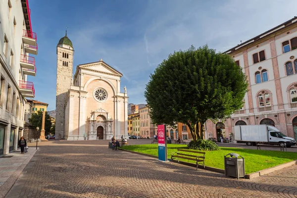 Trento Włochy Października 2019 Piękna Włoska Architektura Miasta Trento Południowym — Zdjęcie stockowe
