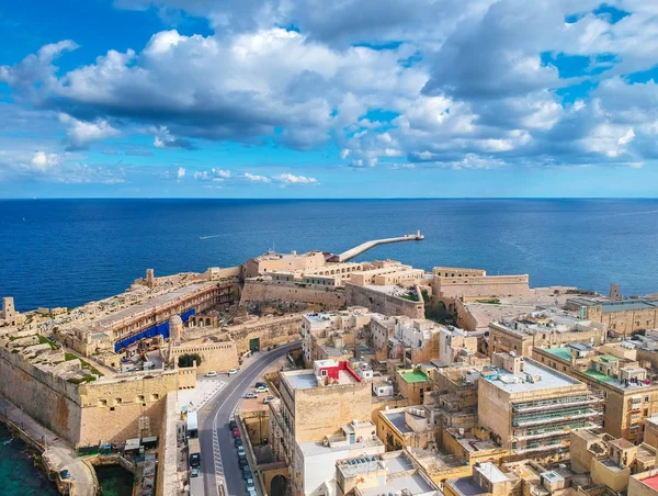 Vacker Arkitektur Valletta Huvudstad Malta — Stockfoto