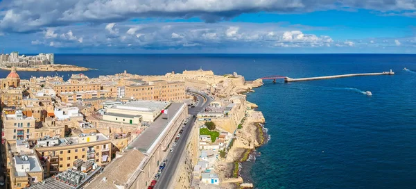 Malta Nın Başkenti Valletta Güzel Bir Mimari — Stok fotoğraf