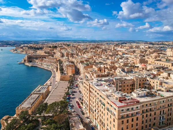 Bela Arquitetura Valletta Capital Malta — Fotografia de Stock