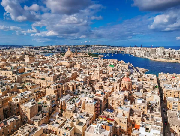 Malta Nın Başkenti Valletta Güzel Bir Mimari — Stok fotoğraf