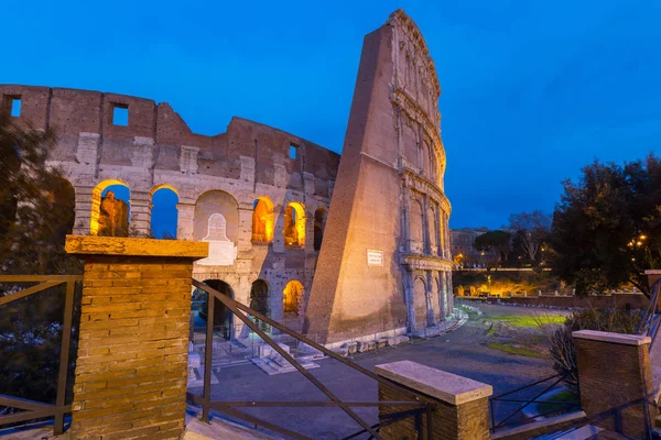 Colosseum Illuminated Night Rome Italy Royalty Free Stock Images