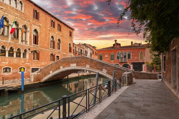 Canals Venice City Traditional Colorful Architecture Italy — Stock Photo, Image