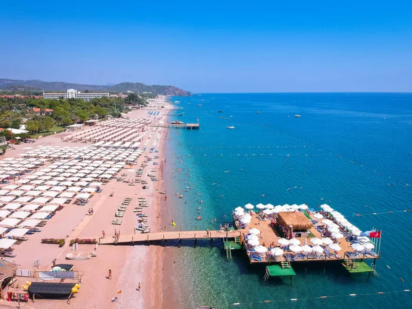 Kust Van Turkse Rivièra Met Geweldig Strand Tekirova — Stockfoto