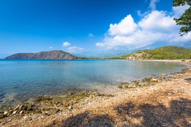 Antik Phaselis şehrinde güzel costline, Türkiye