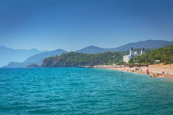 Lagoa Azul Praia Riviera Turca Perto Tekirova — Fotografia de Stock