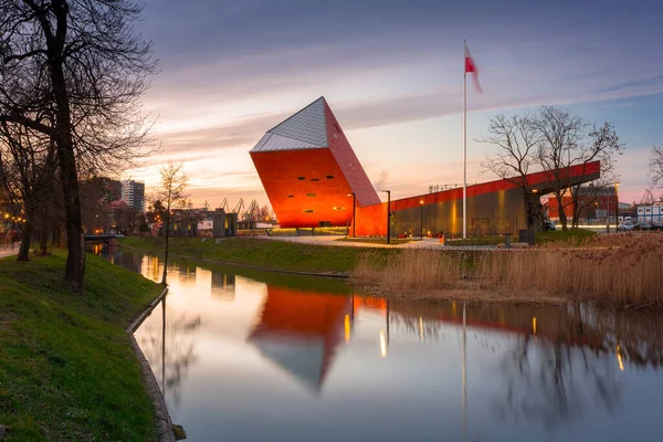 Gdaňsk Polsko Března 2020 Muzeum Druhé Světové Války Polském Gdaňsku — Stock fotografie