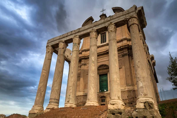 Architektura Římské Forum Římě Itálie — Stock fotografie