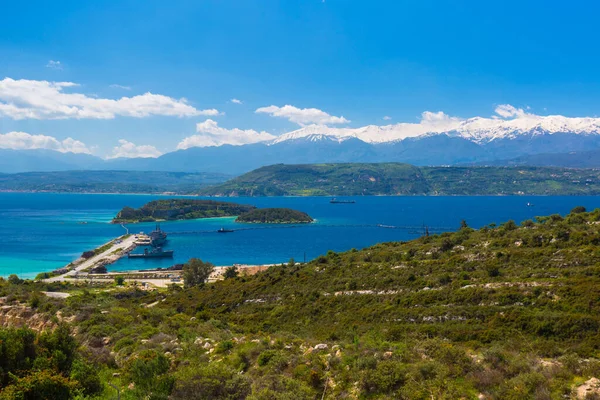 希腊克里特岛和白山海岸线 — 图库照片