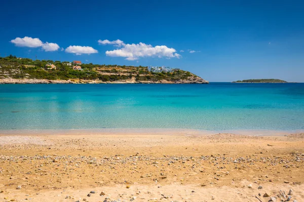Прекрасний Пляж Затоці Мараті Криті Греція — стокове фото