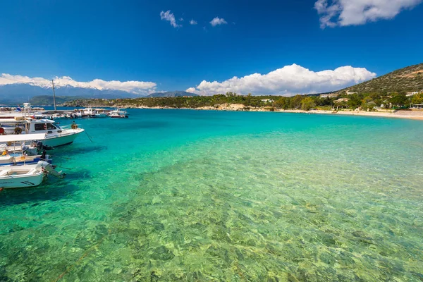 Hermosa Playa Bahía Marathi Creta Grecia — Foto de Stock