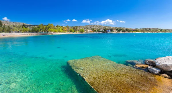 Hermosa Playa Bahía Marathi Creta Grecia — Foto de Stock