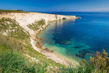 Marsaxlokk yakınlarındaki güzel uçurumlar, Malta