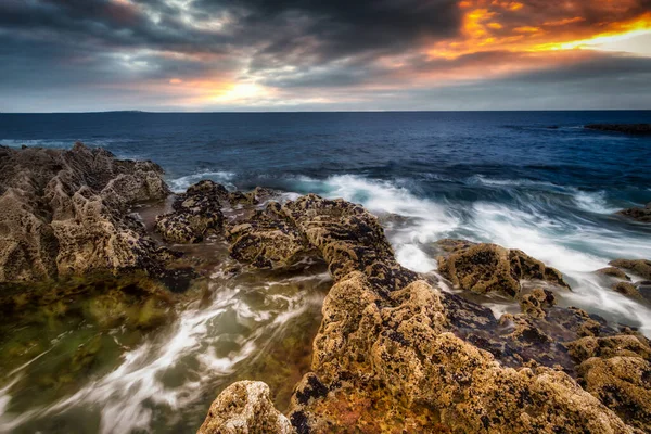 Increíble Costa Fanore Amanecer Condado Clare Irlanda — Foto de Stock