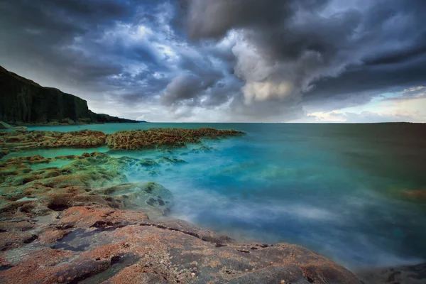 Úžasné Pobřeží Fanore Při Východu Slunce Hrabství Clare Irsko — Stock fotografie