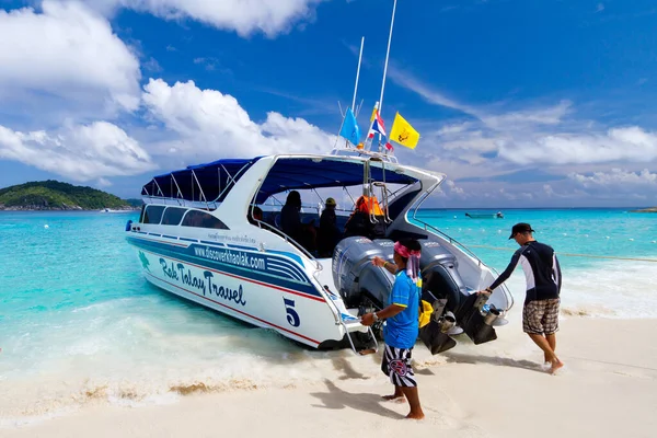 Similan Adaları Tayland Kasım 2012 Nsanlar Similan Adaları Tayland Süper — Stok fotoğraf