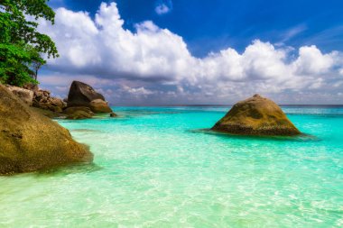 Andaman Denizi, Tayland 'daki Similan adalarında güzel bir sahil.