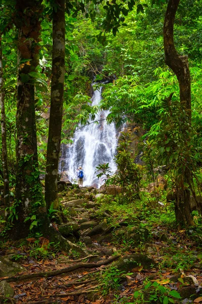 Schöner Sai Rung Wasserfall Thailand — Stockfoto