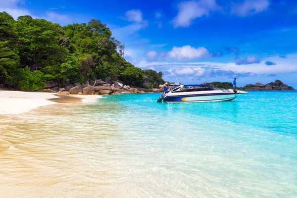 Belle Plage Sur Les Îles Similan Mer Andaman Thaïlande — Photo