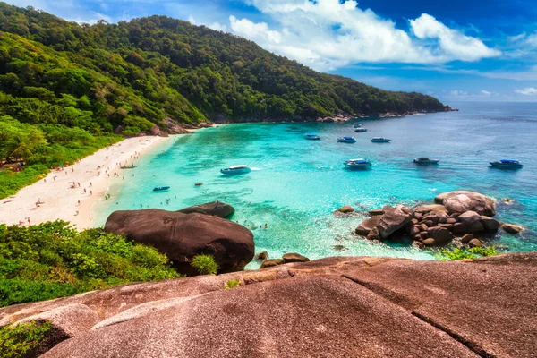 Удивительный Пляж Острова Симилан Андаманском Море Таиланд — стоковое фото