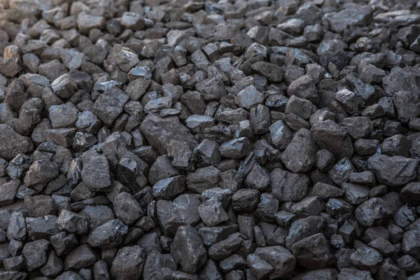 Brunt kol. Högen av kol — Stockfoto