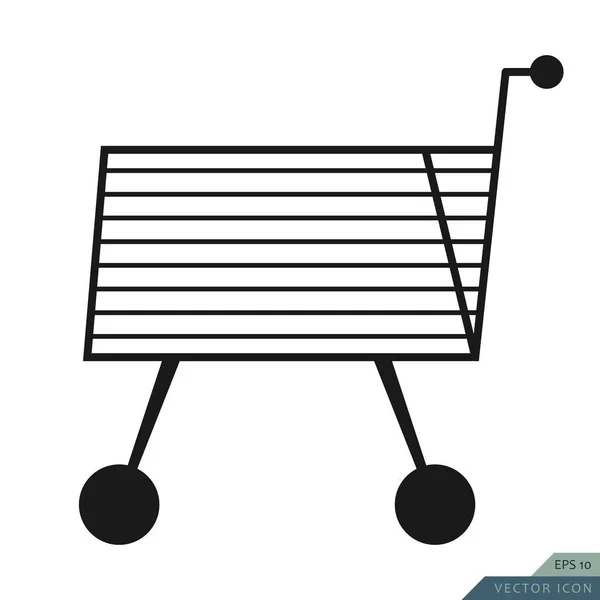 Carrinho de compras vetor ícone —  Vetores de Stock