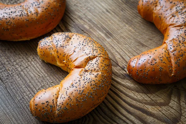 Fresh and tasty sweet rolls crescen — Stock Photo, Image