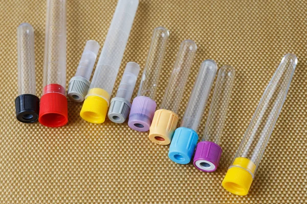 Medical instruments, medical blood tube, test tube — Stock Photo, Image